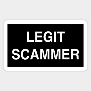 Legit Scammer Sticker